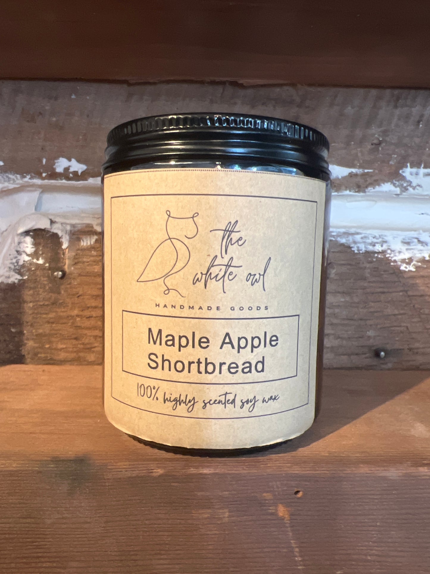 Maple Apple Shortbread Candle