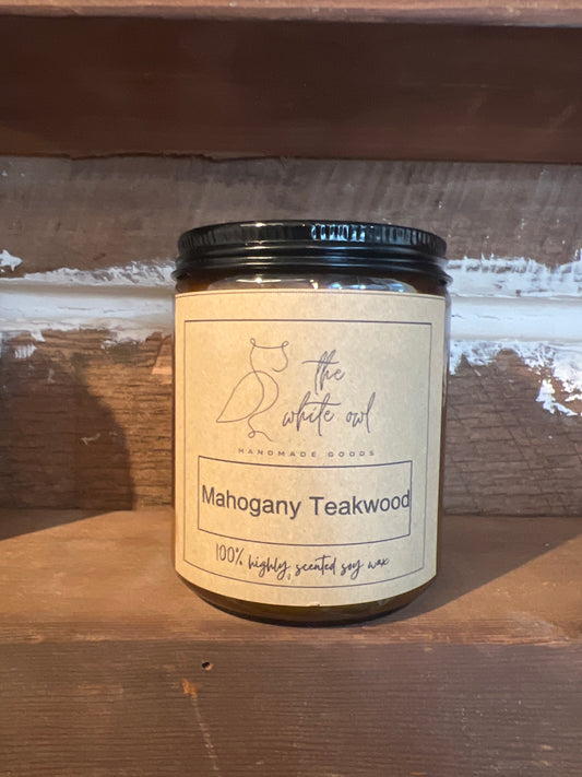 Mahogany Teakwood Candle