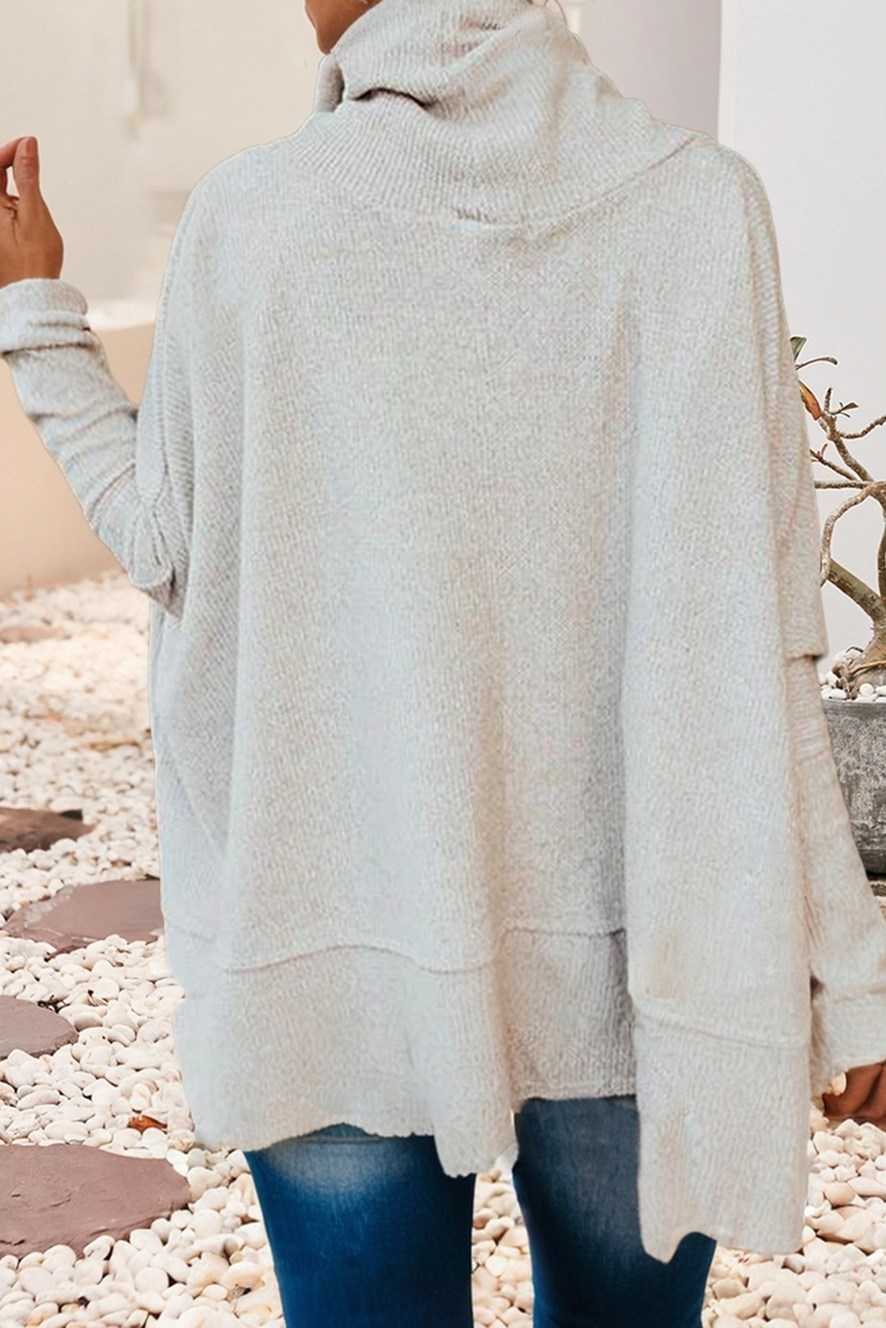 Oversized Cowl Neck Sweater