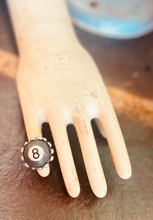 Pool Ball Ring - Black