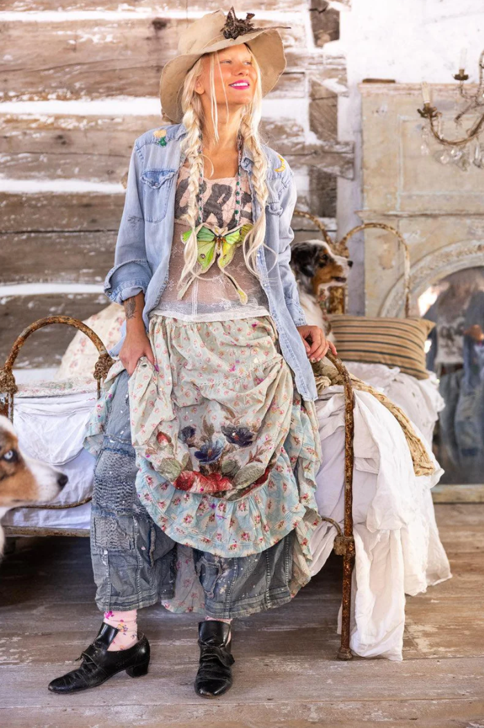 Appliqué Friendship Skirt - Mon Cheri