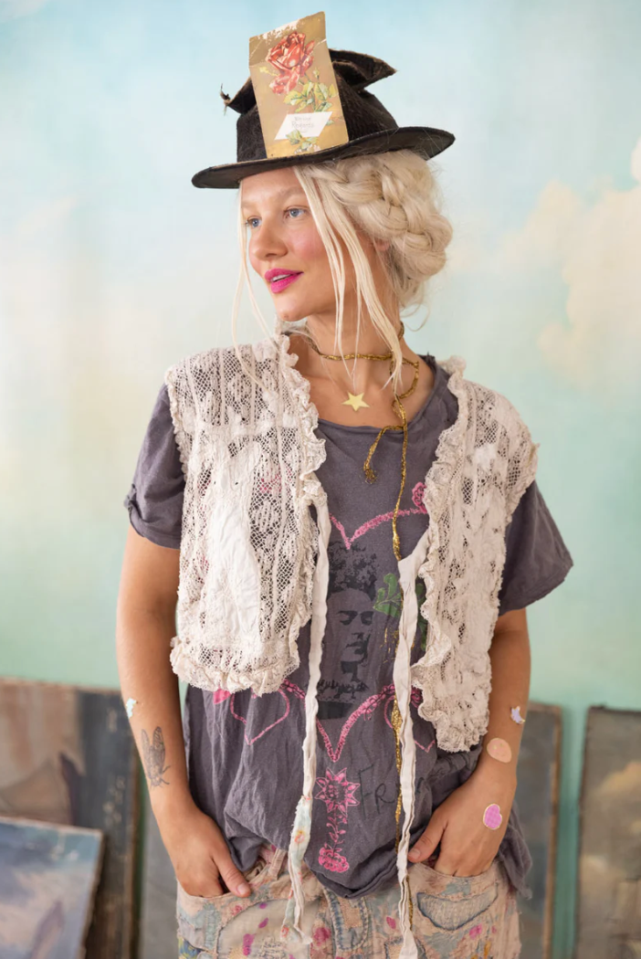 Crochet Idahlia Vest - Moonlight