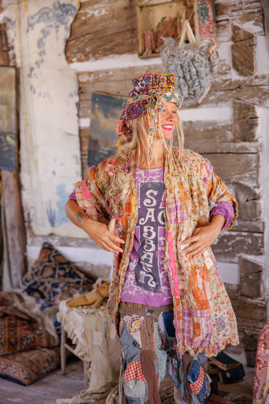 Black Sabbath Trust Hippie Kimono - Memphis