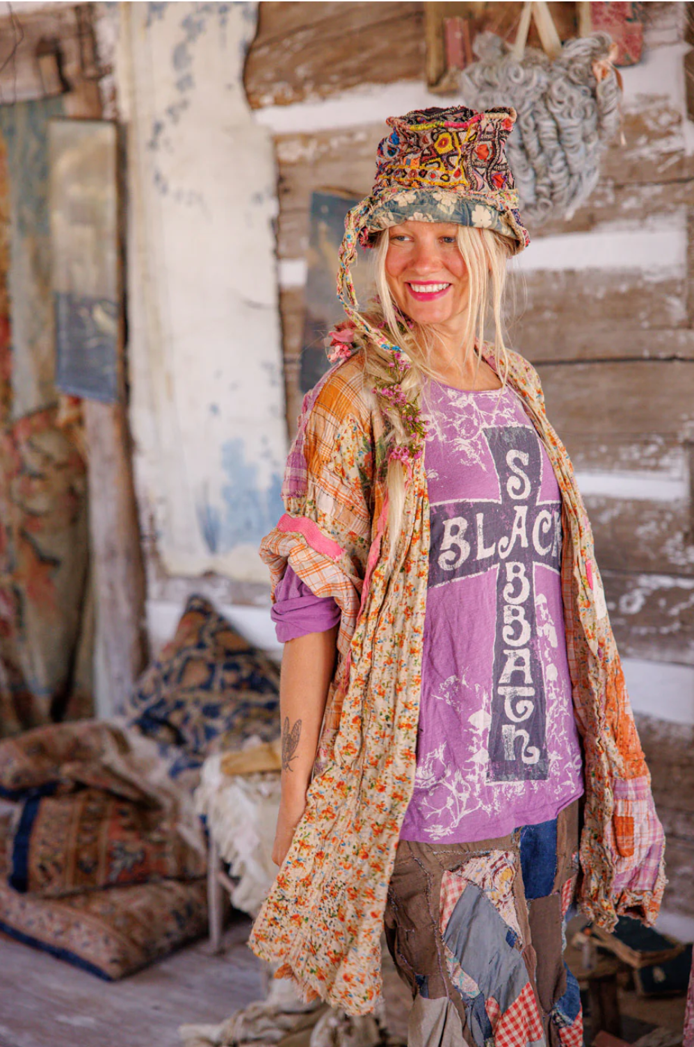 Black Sabbath Trust Hippie Kimono - Memphis