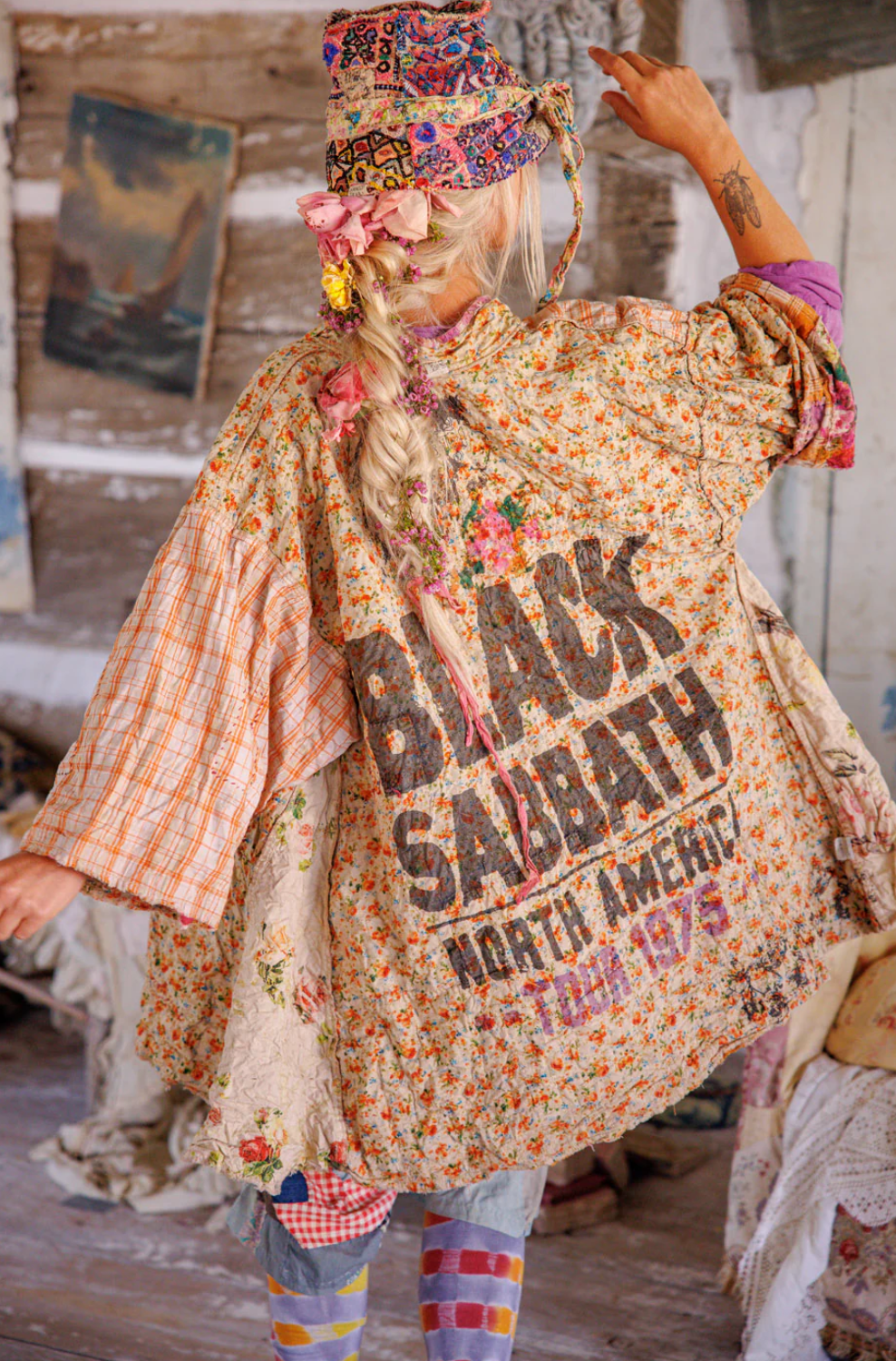 Black Sabbath Trust Hippie Kimono - Memphis