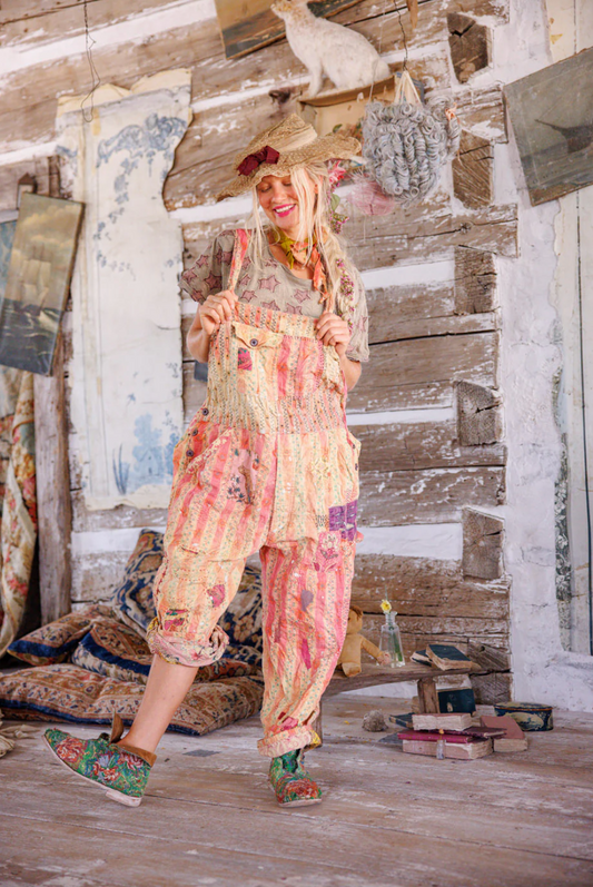 Sunfaded Love Overalls - Sunrise Daisy