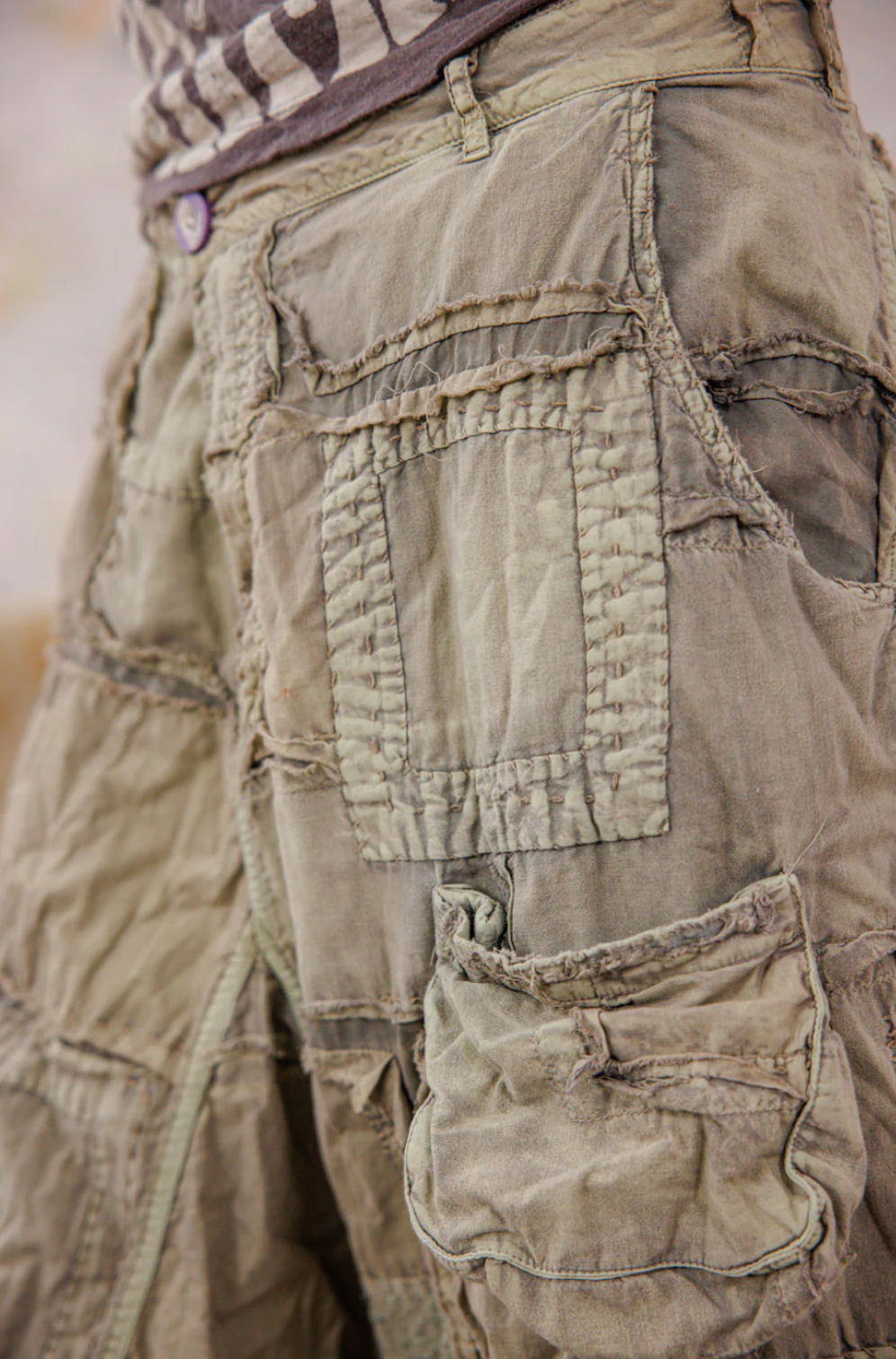 Patchwork Joni Trousers - Peace