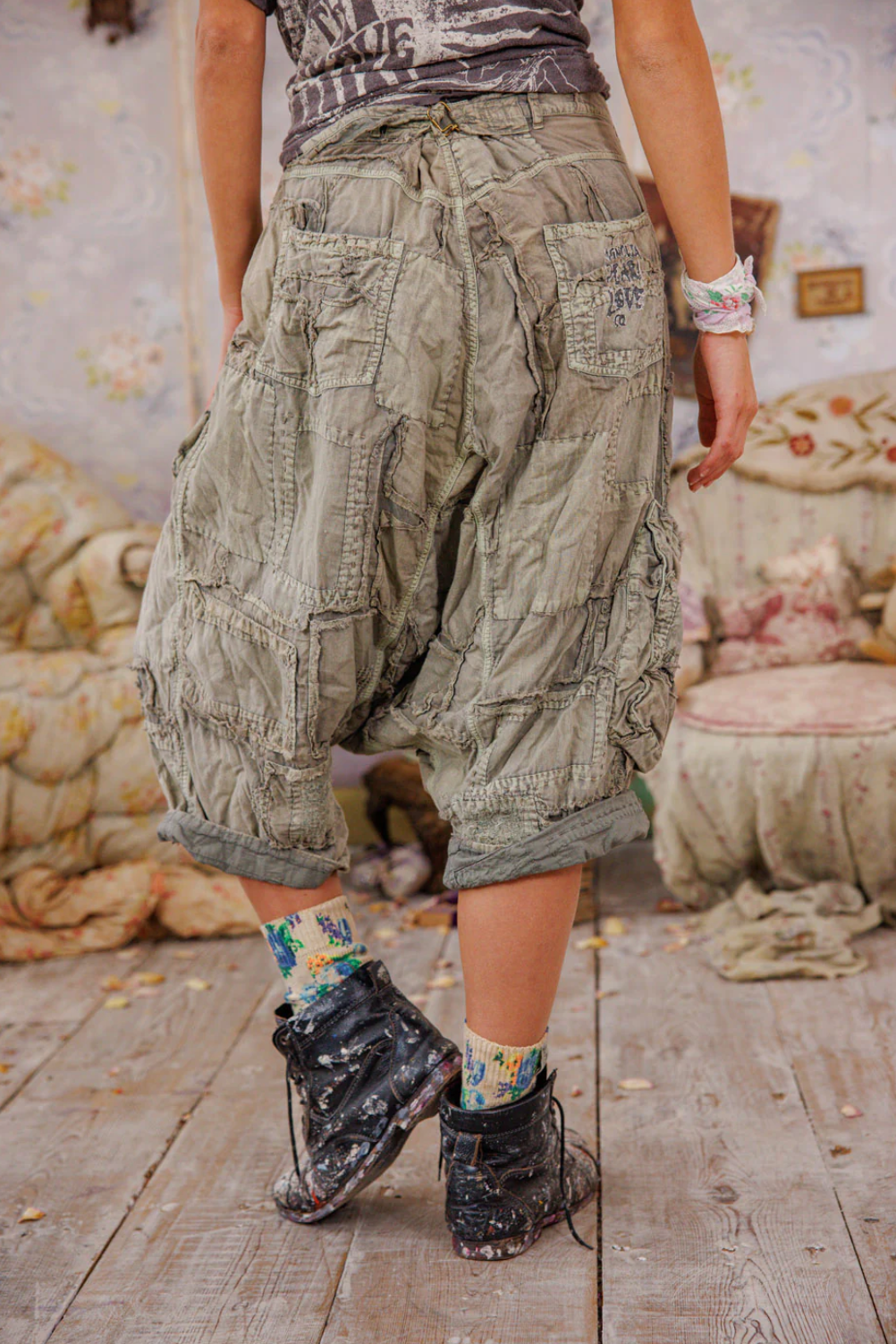 Patchwork Joni Trousers - Peace