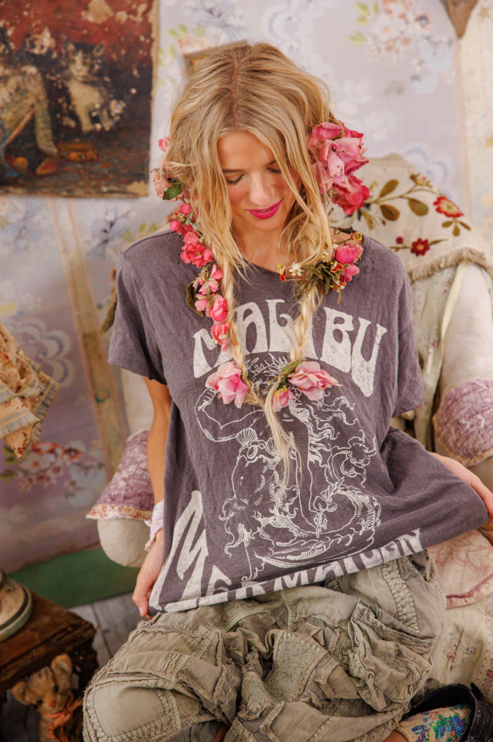 Malibu Mermaid Tee - Ozzy