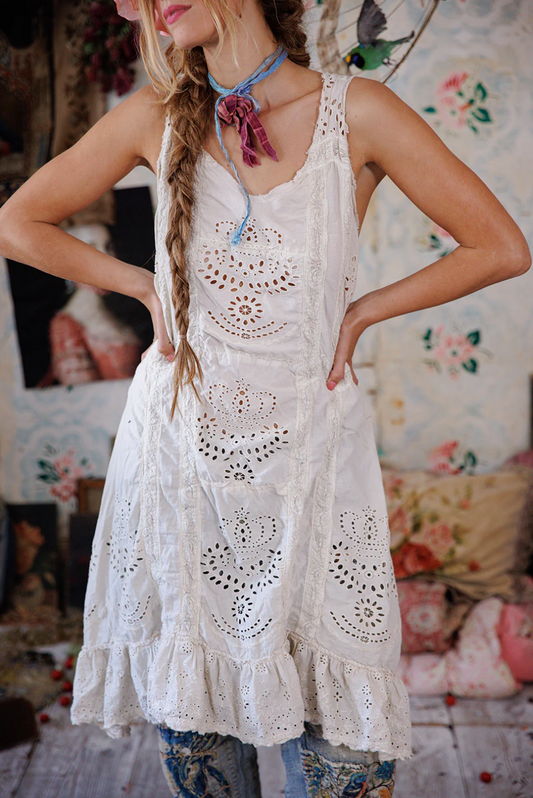 Royalty Eyelet Layla Slip - Moonlight