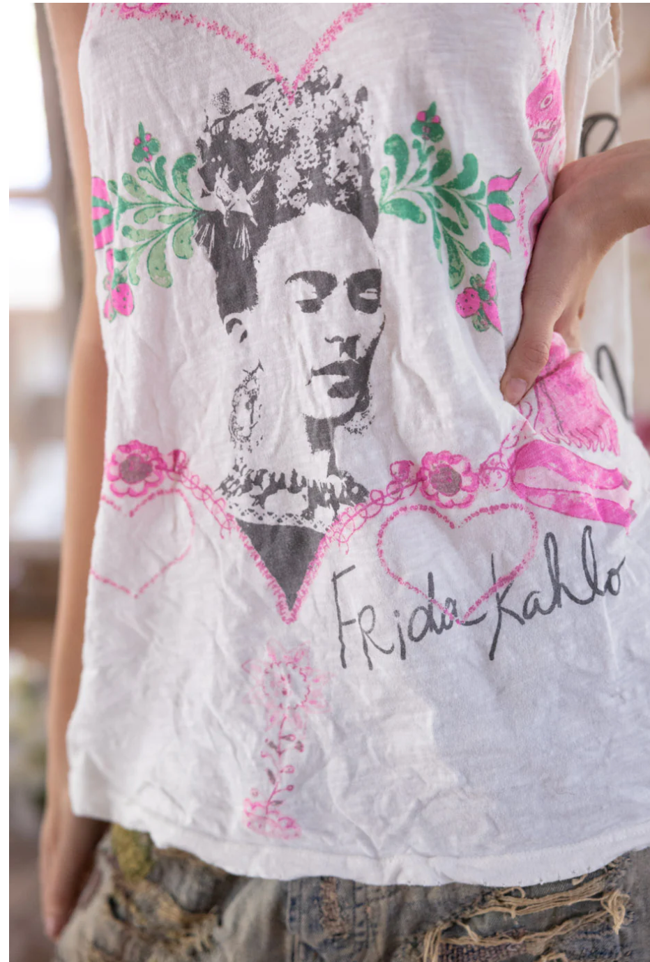 Frida Corazon Luminoso Lana Tank - True