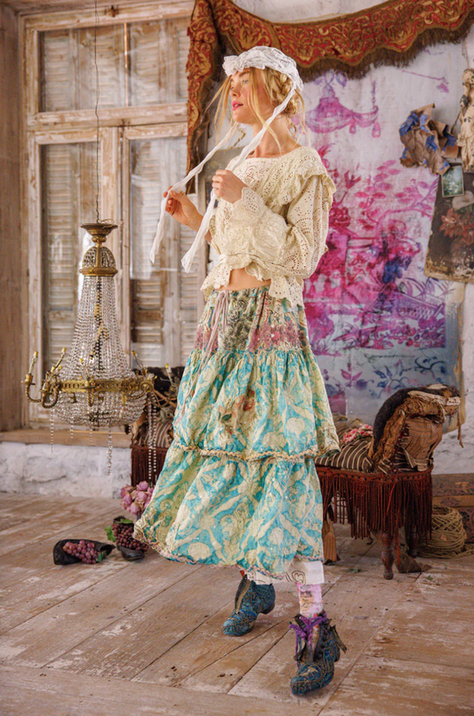 Eyelet Rosario Blouse - Moonlight