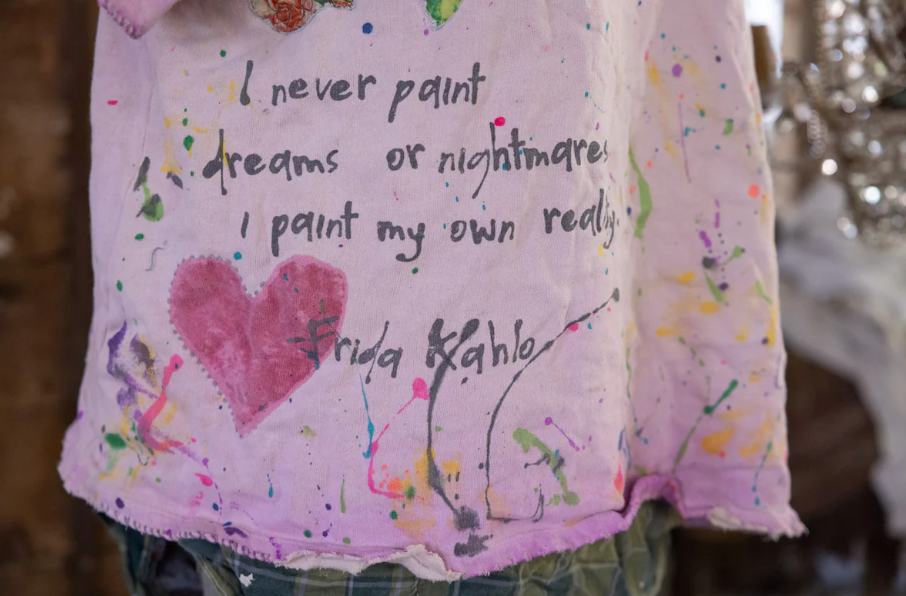 Frida del Sol Vetiver Sweatshirt - Allium Dip Dye