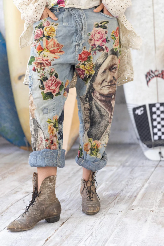Linen Great Spirit Miner Pants - Washed Indigo