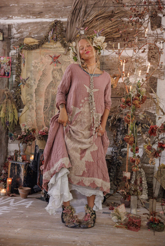 Linen Queen Of The Sea Dress - Bisou