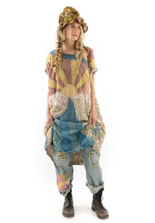 Applique Artist Dress - Sunrise
