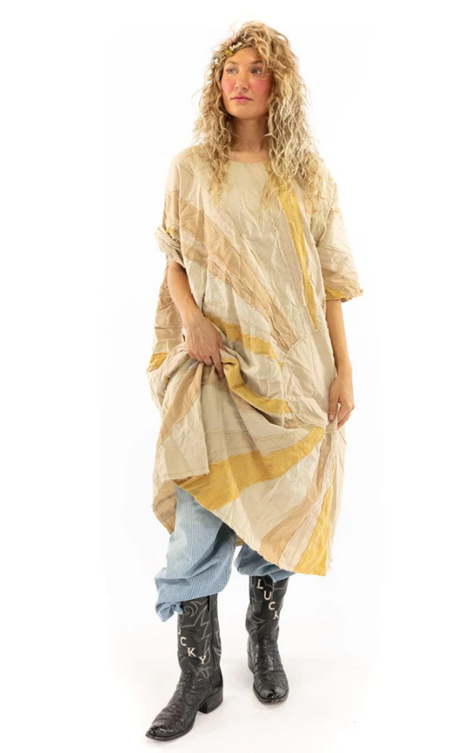 Follow The Sun Artist Smock Dress - Moonlight