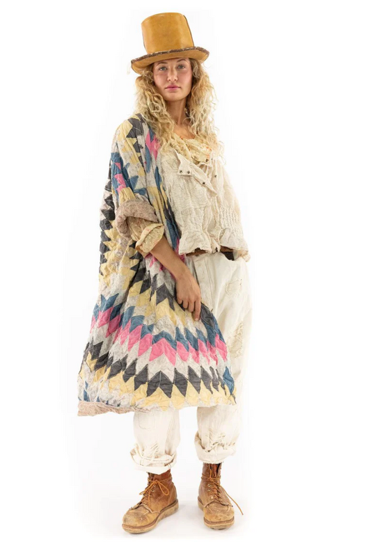 Sitara Quiltwork Kimono - Bird Rock