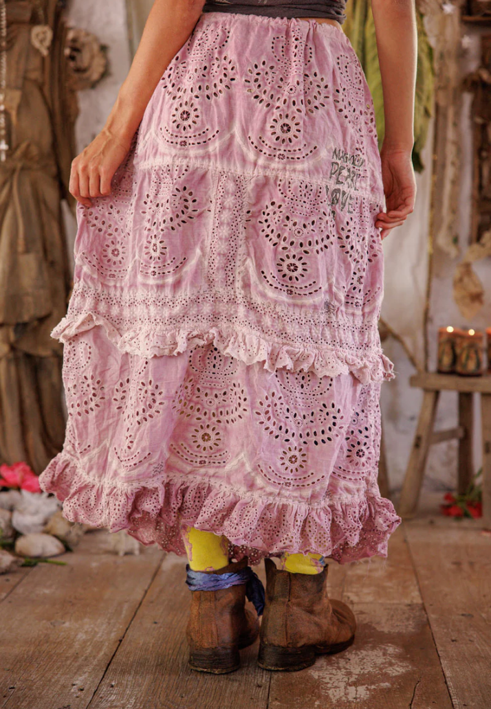 Eyelet Pissarro Skirt - Lynchee Blossom