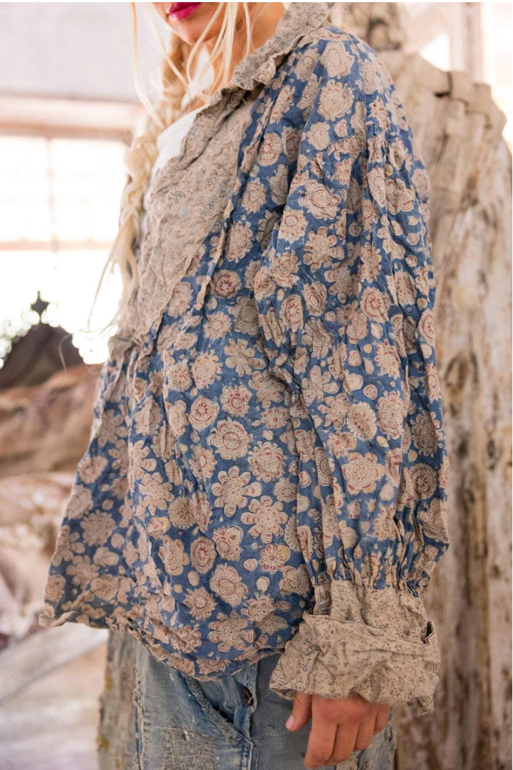 Block Print Tora Shirt - Rourke
