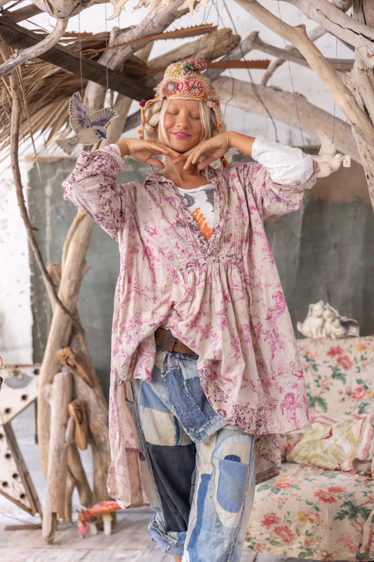 Patchwork Cordelia Night Shirt - Eternal
