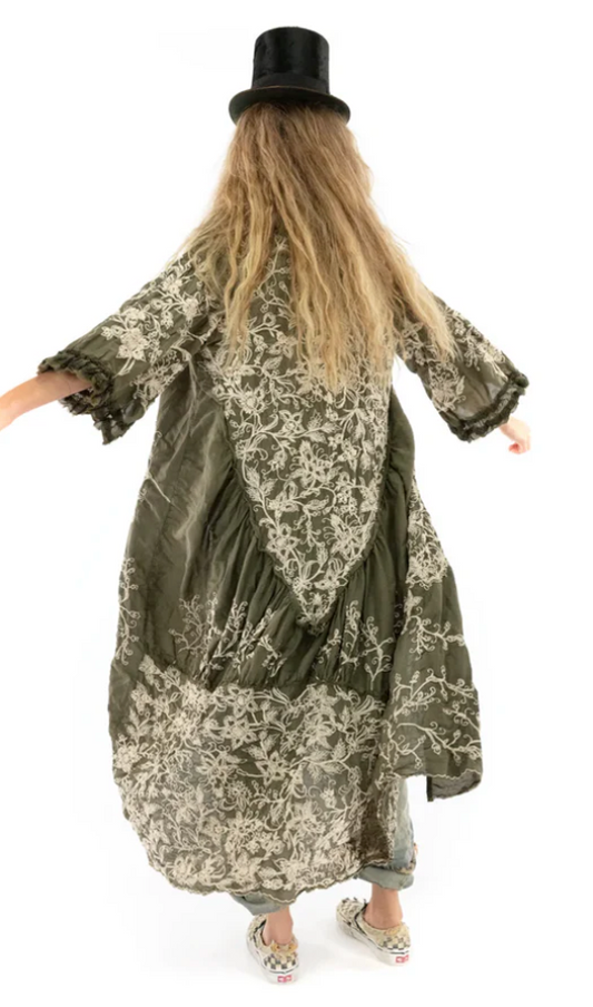 Embroidered Emmali Kimono - Rainier