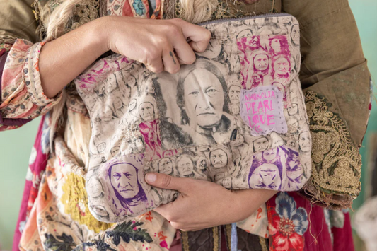 Sitting Bull Zipper Pouch -Chieftain