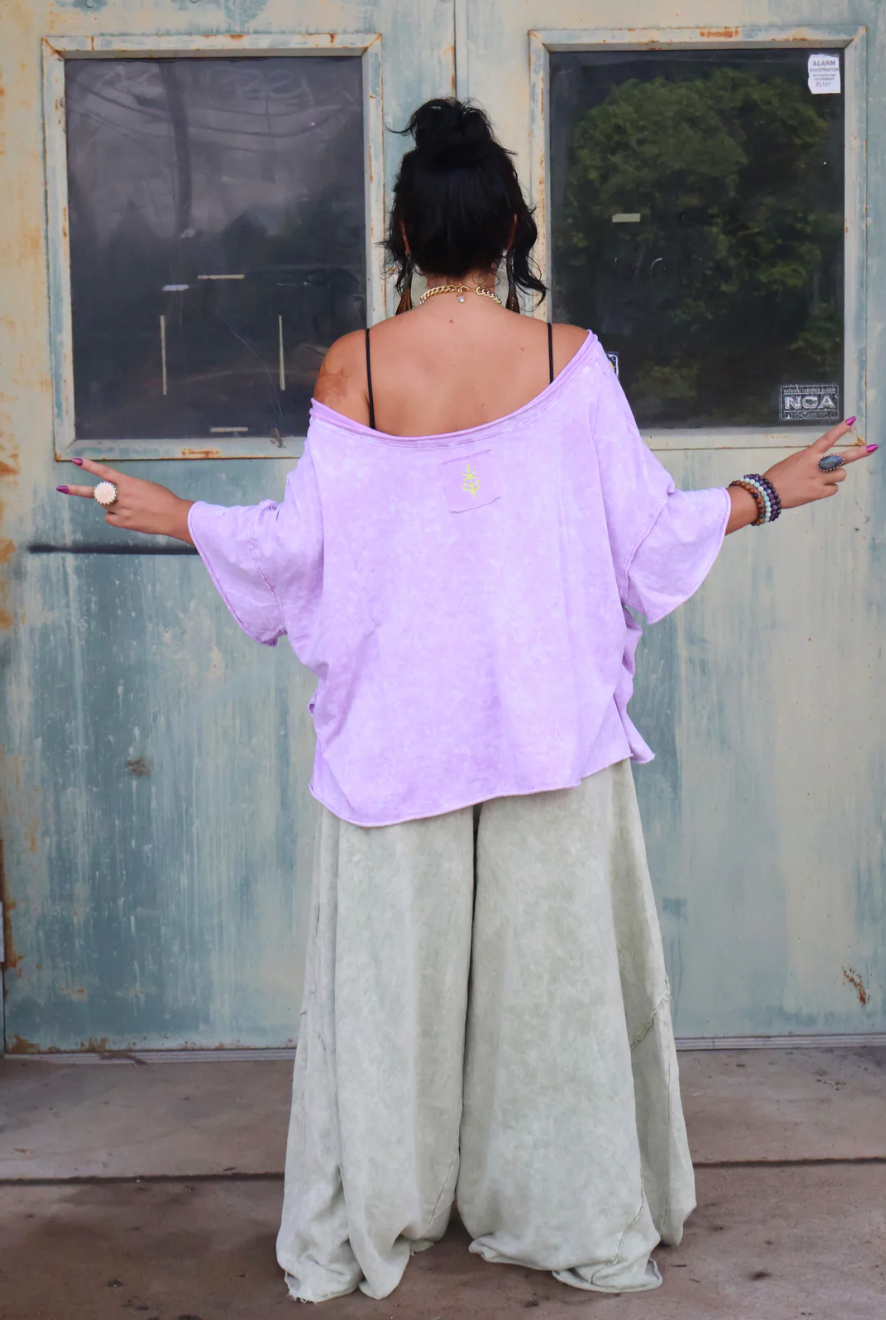 Dream Crop Tee - Violet