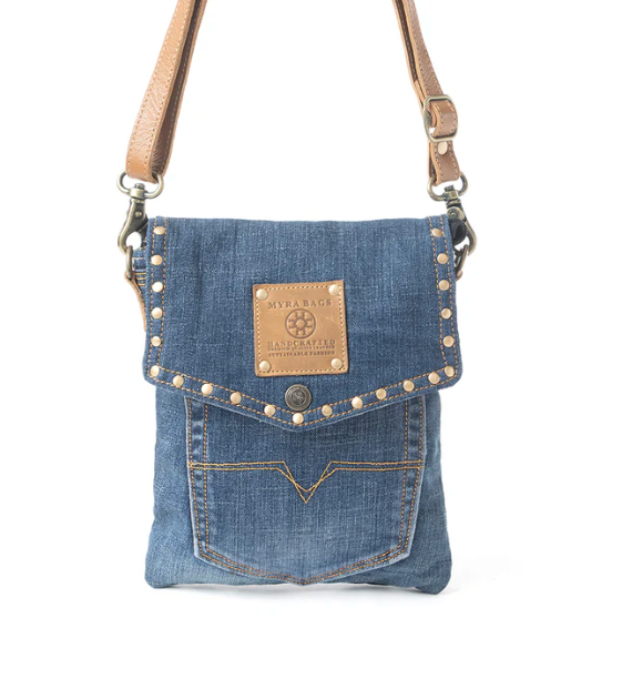 Dahlia Denim Crossbody Bag