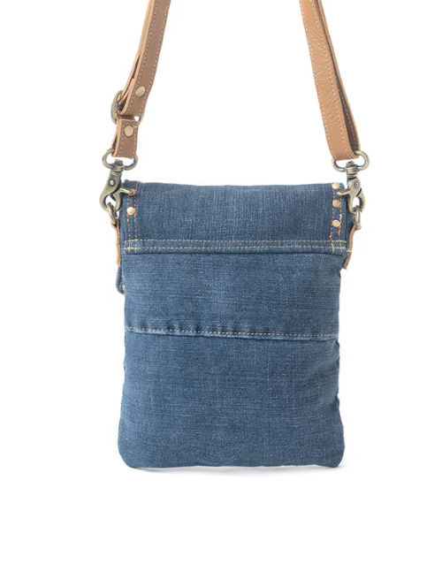 Dahlia Denim Crossbody Bag