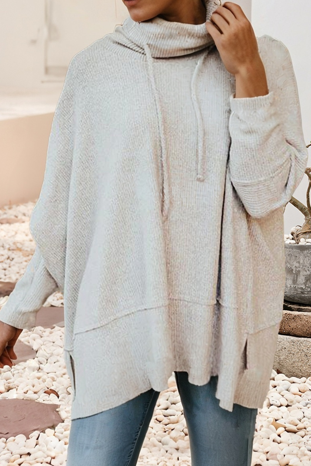 Oversized Cowl Neck Sweater